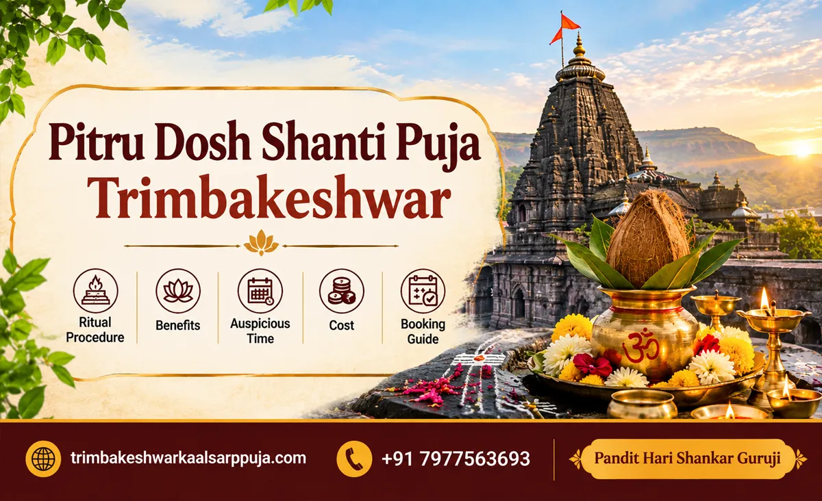 Pitru Dosh Shanti Puja Trimbakeshwar: Vidhi, Benefits, Muhurat, Cost & Booking
