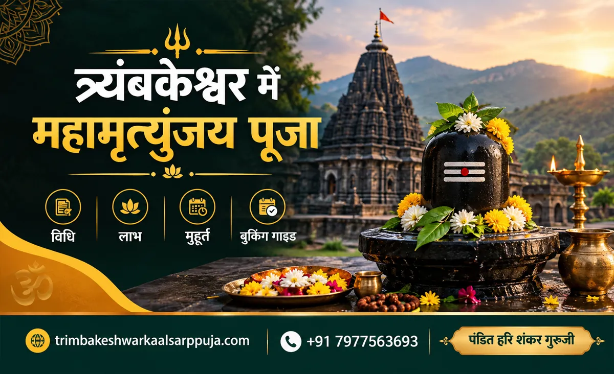 त्र्यंबकेश्वर में महामृत्युंजय पूजा: विधि, लाभ, मुहूर्त और बुकिंग गाइड